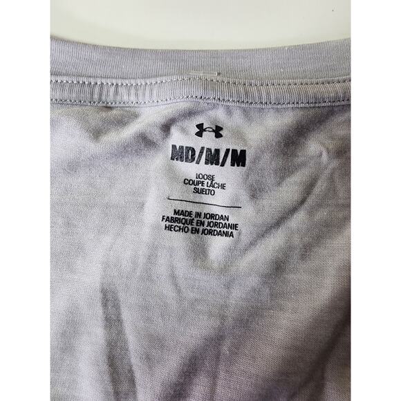 UNDER ARMOUR + STEAMBOAT SPRINGS CO Lightweight Gray V-Neck Tee SZ M - NWT - Picture 5 of 8